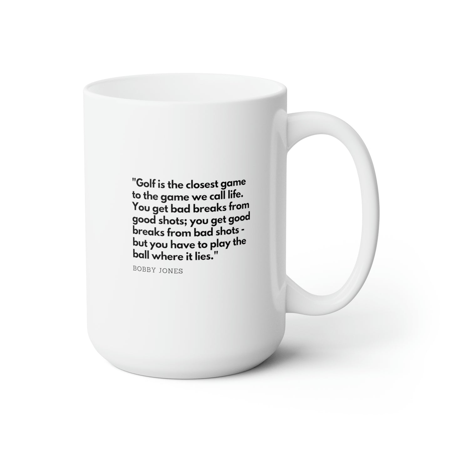 Golf Ceramic Mug 15oz